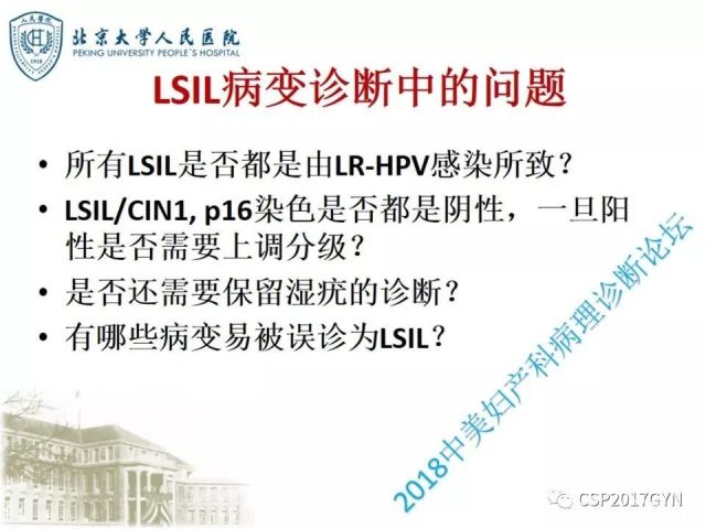 宫颈鳞状上皮内病变病理诊断中问题