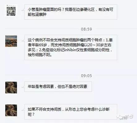 低分化支持－间质细胞瘤（ 戴敏病例分享，群友讨论，刘从容老师讲解）