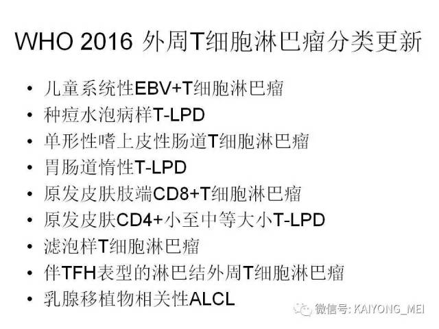 T细胞淋巴瘤病理诊断及进展（一）