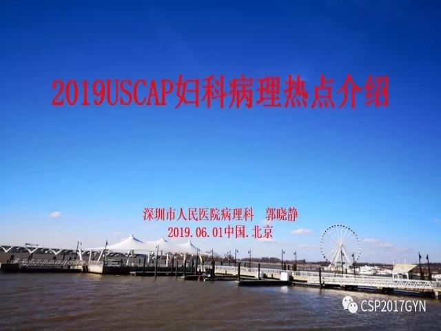 2019USCAP妇科病理热点介绍