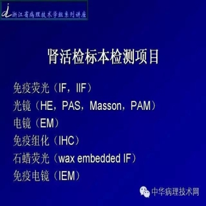 探讨免疫组织学在肾穿标本中的应用