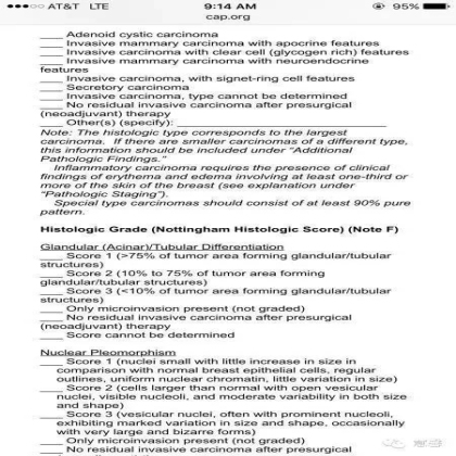 伴有筛状及乳头状结构的浸润性导管癌（水中央分享，吴焕文及孔祥田老师讲解）