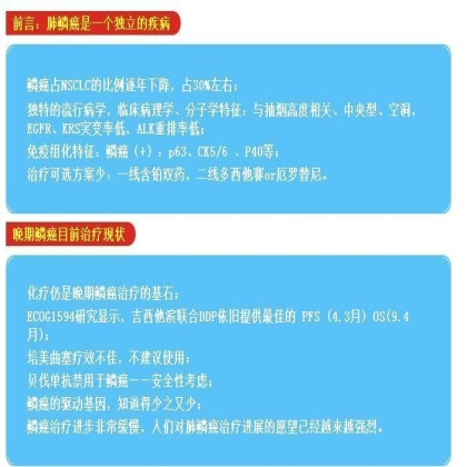 2015晚期肺鳞癌治疗热点回顾