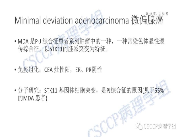Atypical glandular cells: Recent Advances 非典型腺细胞新进展