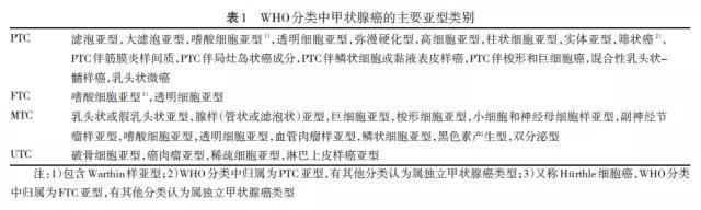 术中快速冰冻病理学检查诊断甲状腺癌亚型临床价值