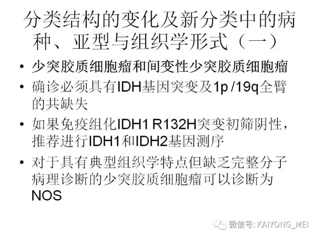 2016 WHO中枢神经系统肿瘤分类解读（二）