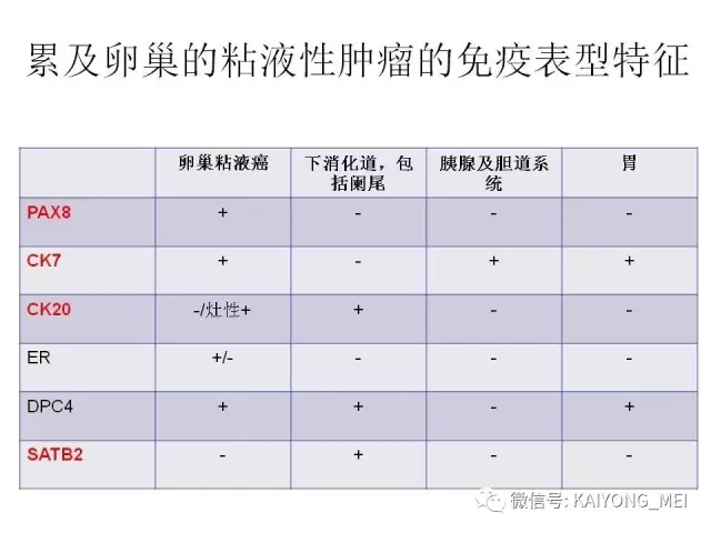 卵巢癌的病理诊断新进展（四）