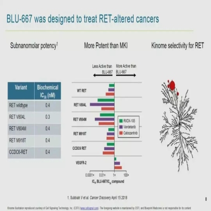 RET融合NSCLC和新药BLU-667