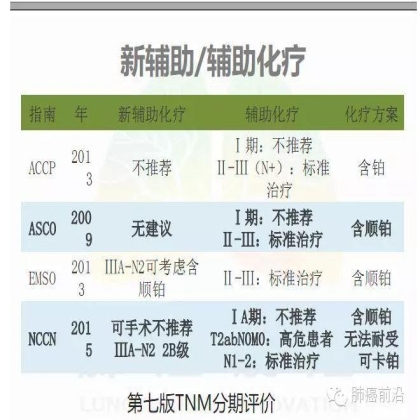 肺癌新分期和分类--临床和研究启示