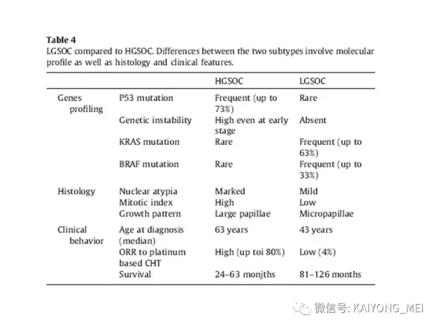 卵巢癌的病理诊断新进展（一）