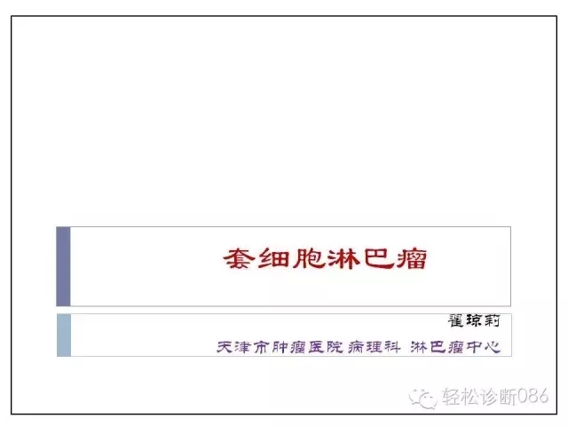 关于套细胞淋巴瘤的总结课件