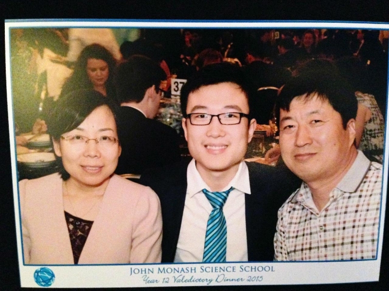 儿子高中的毕业典礼