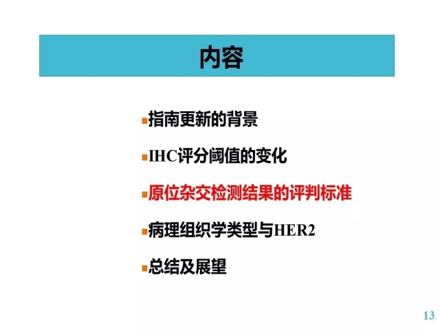 乳腺癌HER2检测指南更新