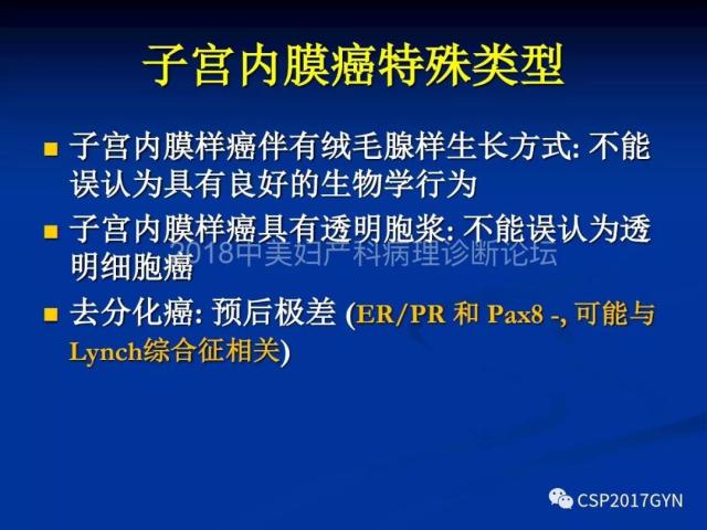 子宫内膜癌：诊断与进展