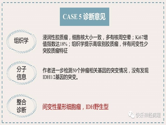 胶质瘤分子结果矛盾时如何整合诊断