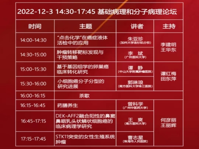 2022年广东省病理医师年会暨广东省病理医师高峰论坛