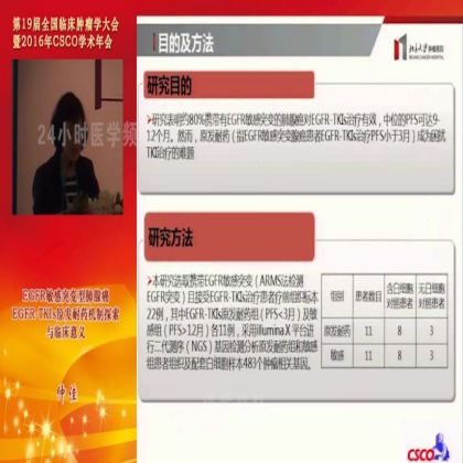 EGFR敏感突变型肺腺癌EGFR-TKIs原发耐药机制探索与临床意义