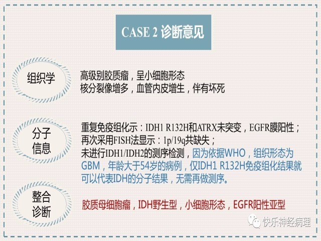 胶质瘤分子结果矛盾时如何整合诊断