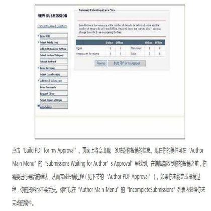 SCI课堂：如何在在线系统中完成SCI投稿工作