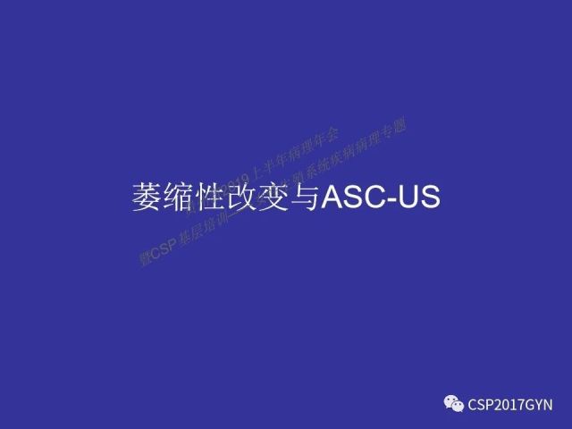 中华病理学会基层培训遵义站讲座（二）——宫颈细胞学诊断中陷阱与筛查进展