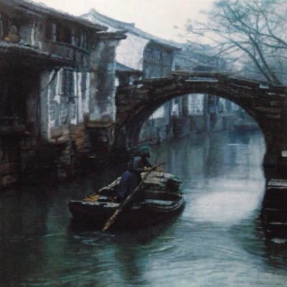 朦胧水乡