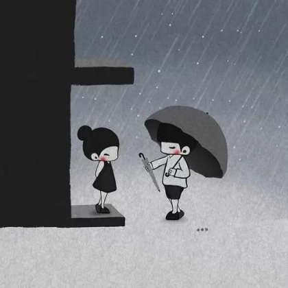 分享一组充满童趣很友爱的图