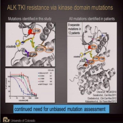 Analysis of resistance mechanisms to ALK kinase inhibitors in ALK+ NSCLC patients