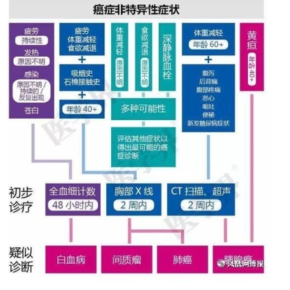 成人肿瘤诊断流程图