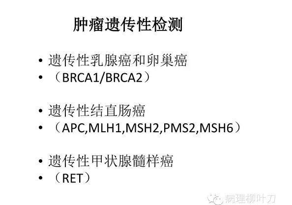 肿瘤精确医疗与分子病理检测