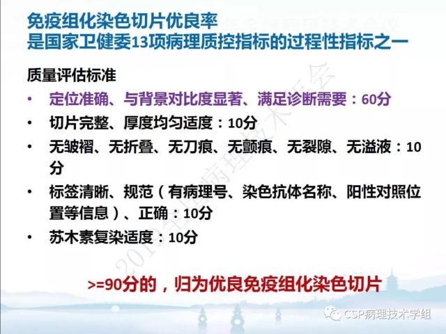 免疫组化检测的临床应用与质量评估