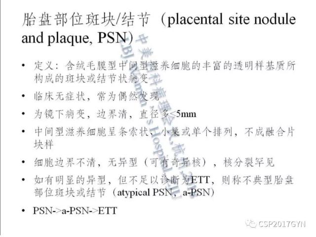 妊娠滋养细胞肿瘤的临床病理学进展