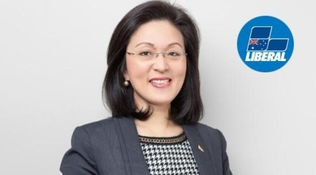 参加维州自由党廖婵娥女士竞选助选团。