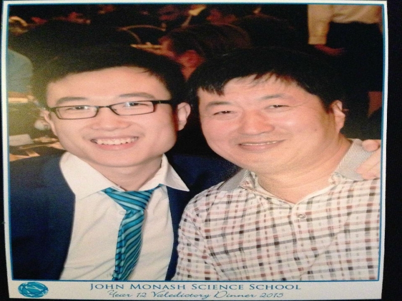 儿子高中的毕业典礼
