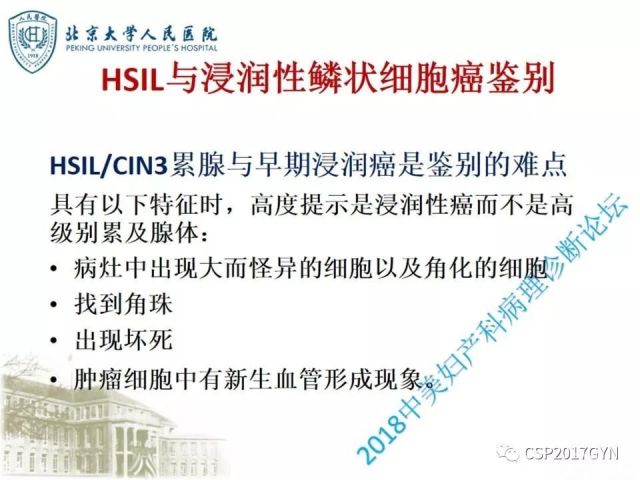 宫颈鳞状上皮内病变病理诊断中问题