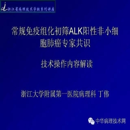 《常规免疫组化初筛ALK阳性非小细胞肺癌专家共识》技术部分解读
