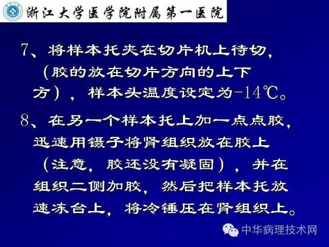 影响冰冻切片质量的原因（比赛注意事项）