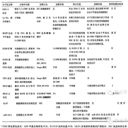 FISH在胶质瘤中的应用