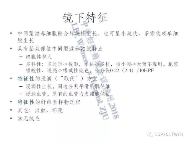 妊娠滋养细胞肿瘤的临床病理学进展